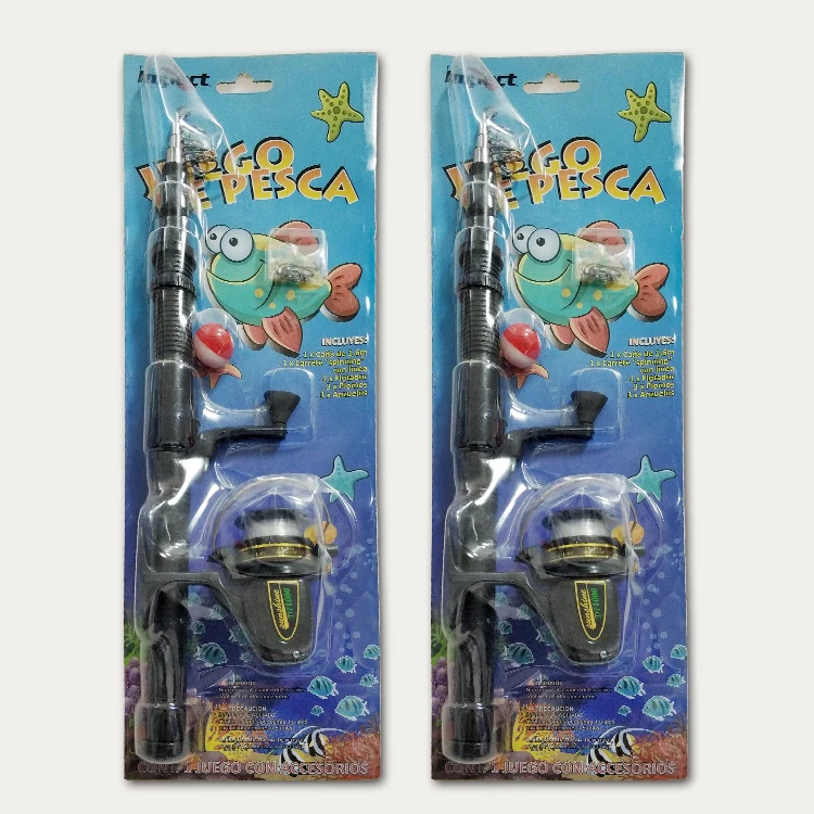 bulle pêche moins cher portable enfants canne à pêche ensemble