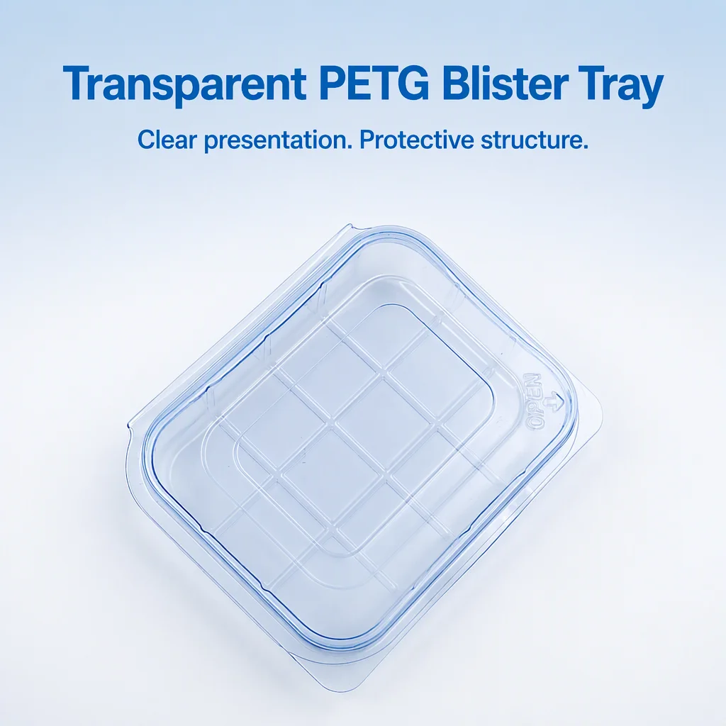 PETG Custom Medication Pharmaceutical Plastic Blister Box Tray Inner Medical Packaging