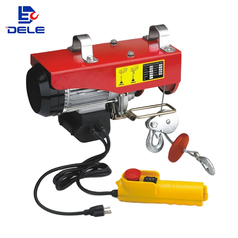 PA Hoist a Frame  Mini Electric Hoist With Wireless Remote Small Pulley Hoists