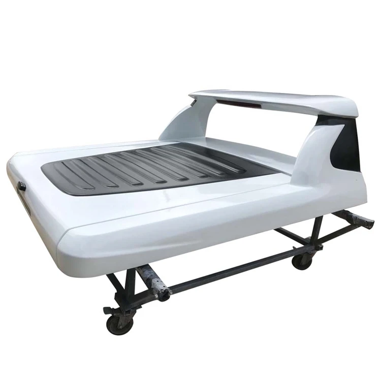 Fiberglass Hard Top Canopy Tonneau Cover Bed Cover Roller Lid For Ford