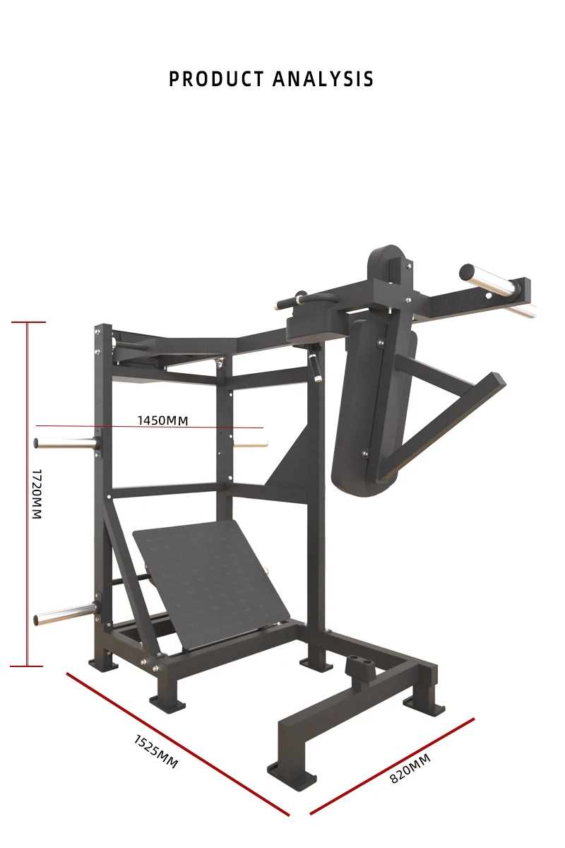 Pendulum Squat Verstelbaar Fitness Machine Pendulum Squat Machine Plate