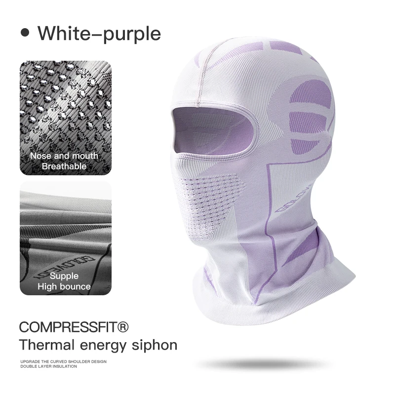 Custom Winter Thermal Printing Knitted Face Mask Ski Mask