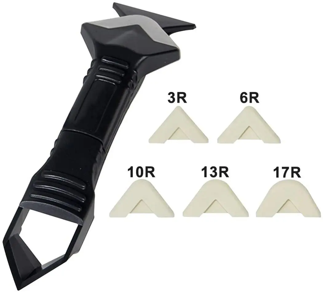 Glass Glue Angle Scraper Stainless Steelhead Sealant Kit 3 in 1 Removal Silicon Taker Tile Caulking Grout Scraper Tool