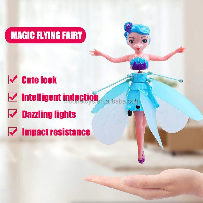 Hand Controlled Magic Flying Doll For Girls Gift Induction Flying