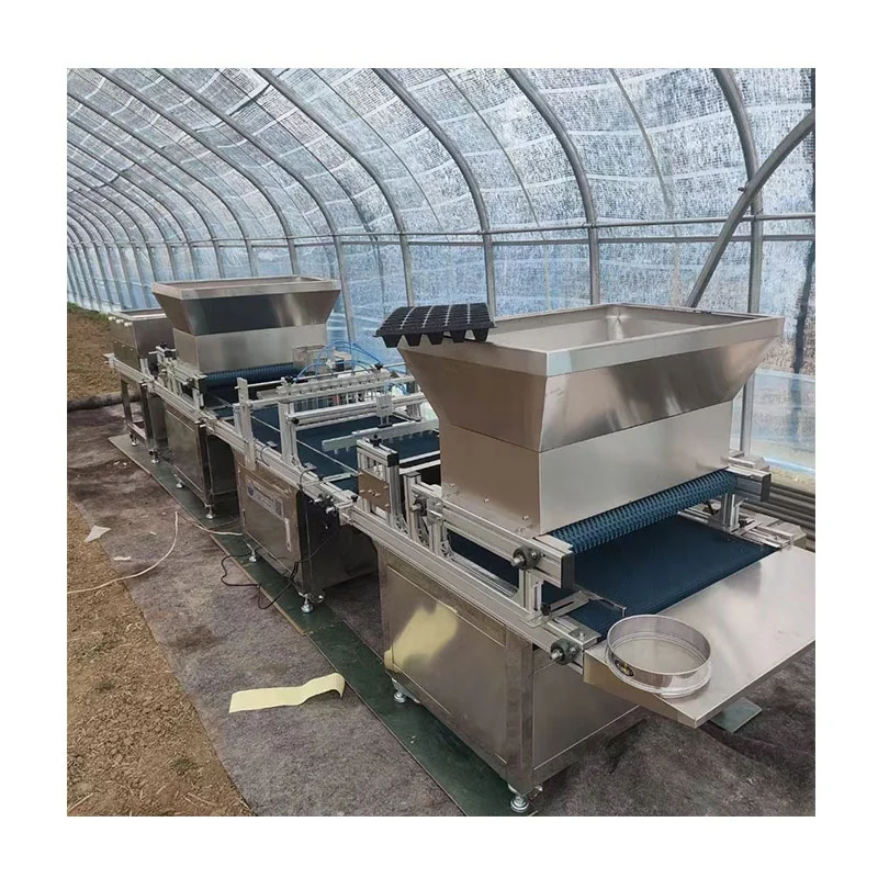 全自動玉ねぎ・トマト播種機 200穴トレイ苗床播種機 野菜温室播種植栽 