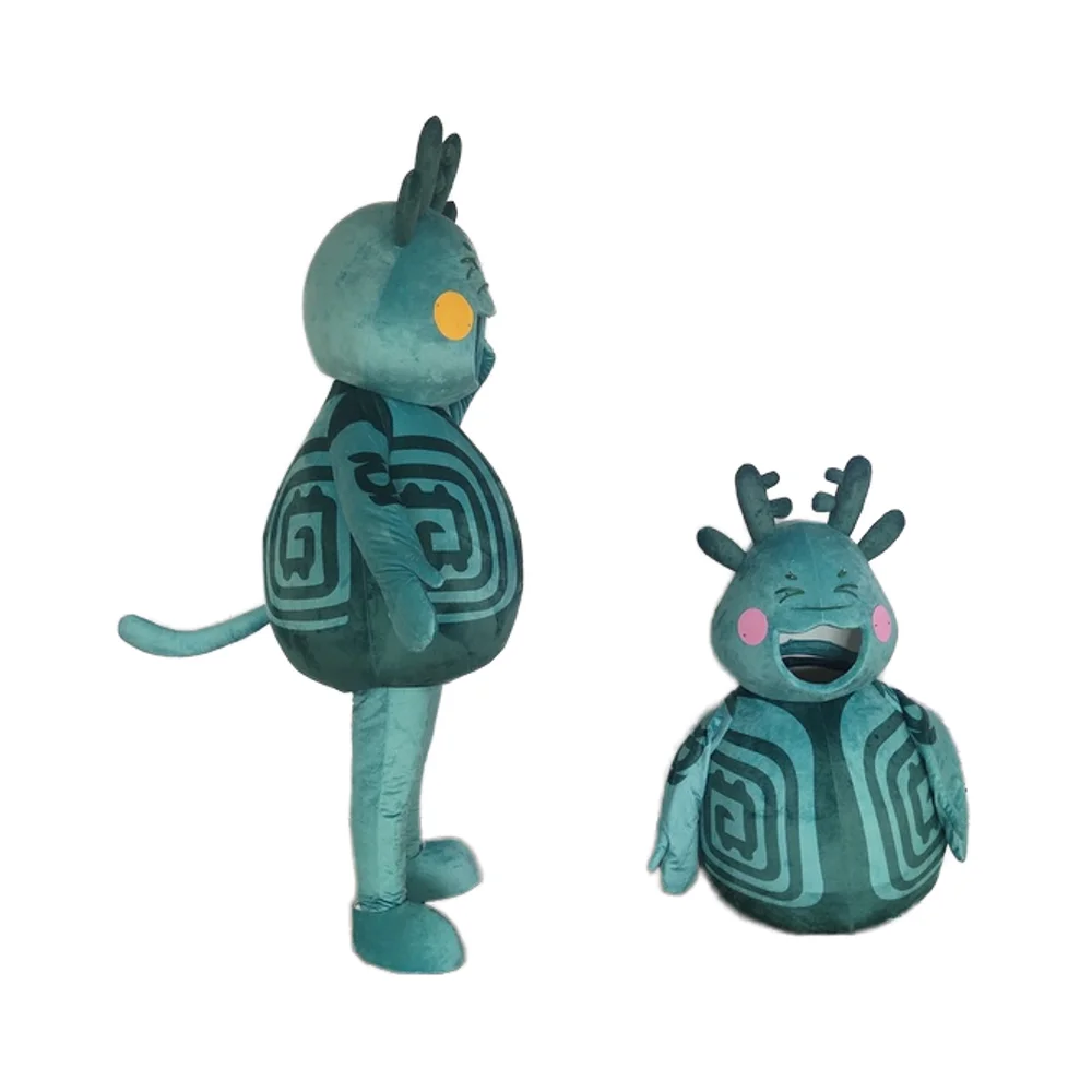 Kinqee Plastics RPET BSCI Sexed Factory No Minimum Custom OEM Cute Latest Mascot Cotton Christmas