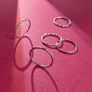 Jewelry Rings S925 Sterling Silver Trendy Stackable Minimalist Luxury Custom Wholesale Fashion Statement Rings for Women Custom