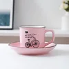 Pink bicycle logo