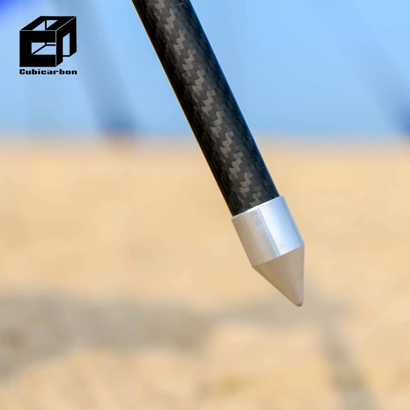 Lightweight Adjustable Carbon Fibre Telescopic Pole 2m 6sections Carbon