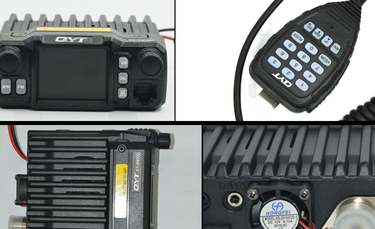 Cheap 25W Cb Hf Vhf Uhf Cuad Band Land Mobile Radio Walkie Talkie Transceiver for Car