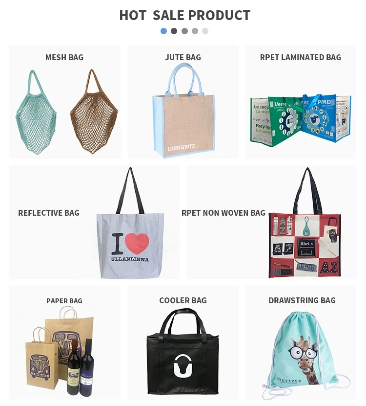 Custom Print Reusable Supermarket Grocery Promotion Shopping Non Woven Cheap Tote Cloth Bag details