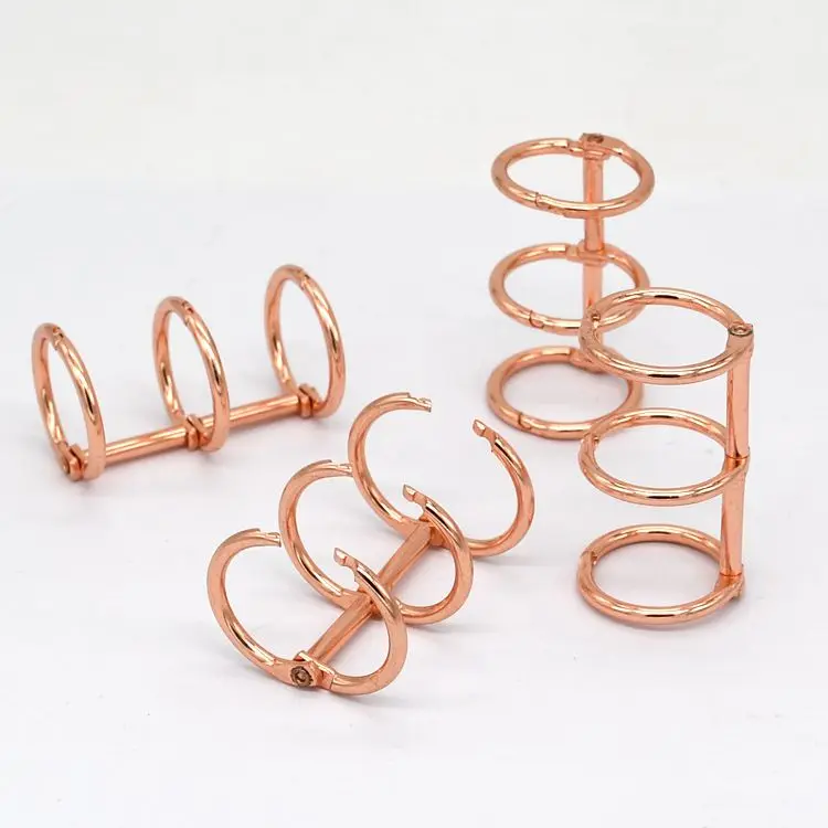 Bronze 40mm 3 Ring Binder Desk Calendar Ring For File Magazine - Buy 3 ...