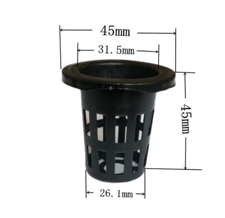 32 #45 теплицы, садовые растения, гидропонная садовая система, сетчатая стойка, полипропиленовый сетчатый стакан