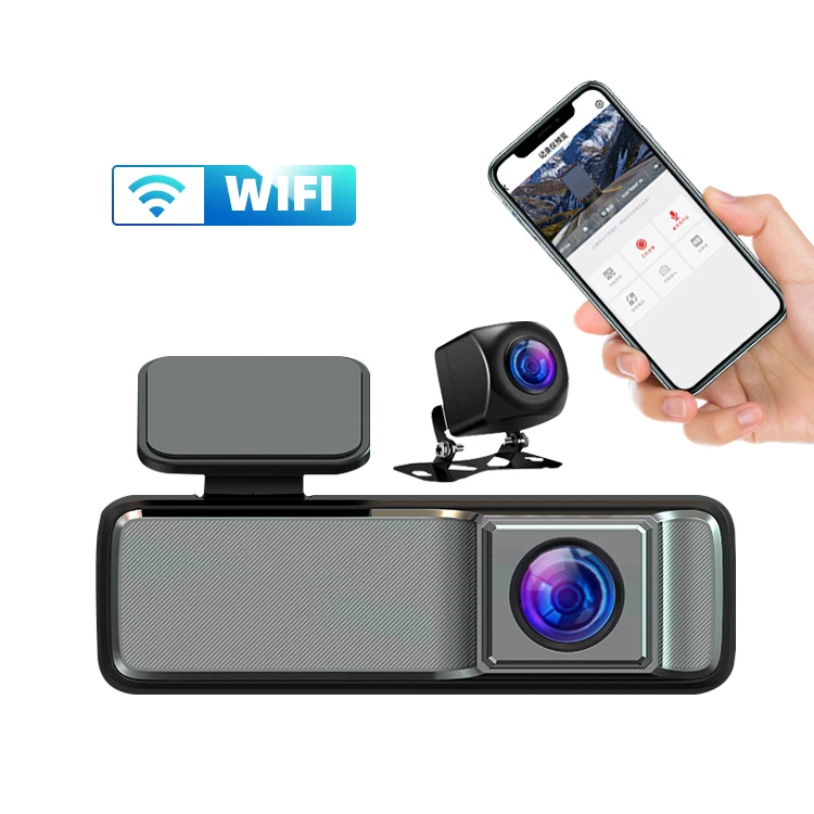 Mini Convenient Universal Dash Cam Full Color Night Vision Dvr 2K+1080P Dual Lens Wifi App Car Black Box with Wide Angle 160°