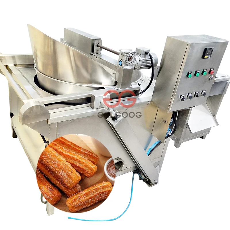 Automatic Fried Onion Processing Line Rings Deep Fryer Onion Frying Machine
