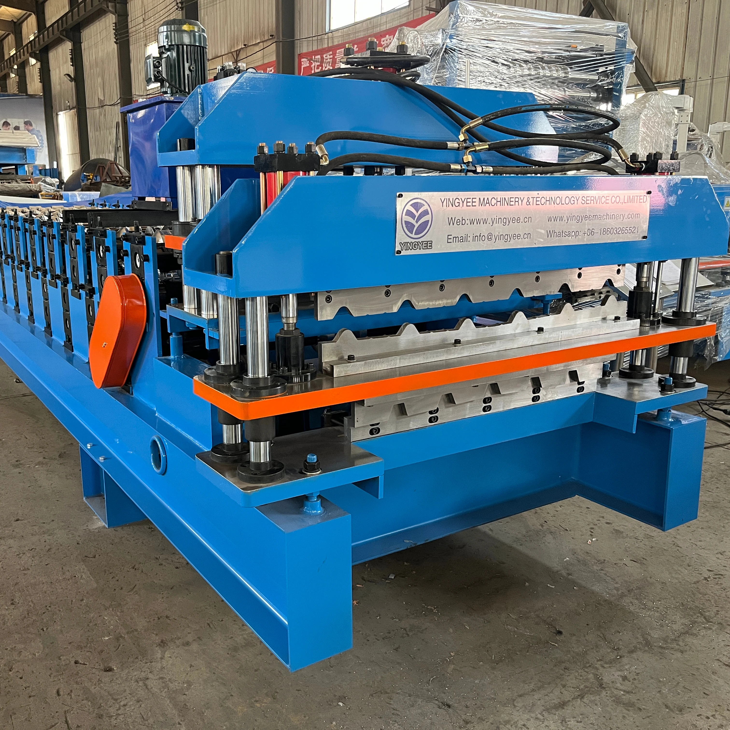 Double Layer Roll Forming Machine for Construction Material Making