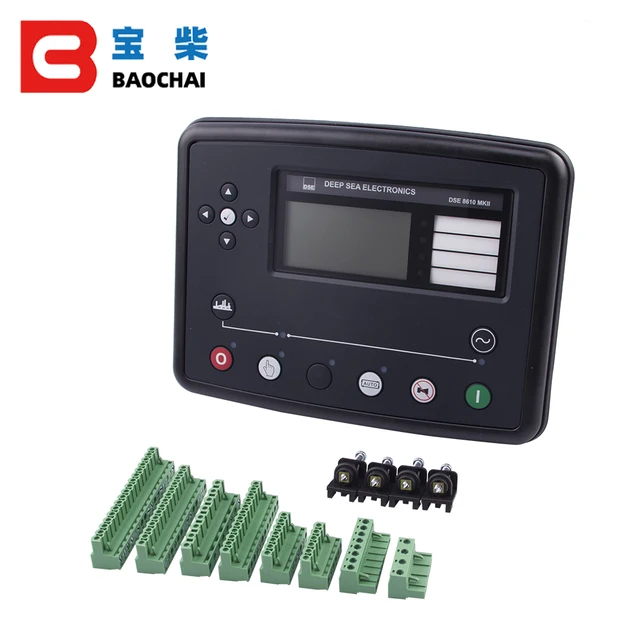 Diesel Generator Auto Manual Start Switch Synchronization LED Panel Deep Sea DSE 8610MKII DSE8620MKII DSE8660 Genset Controller