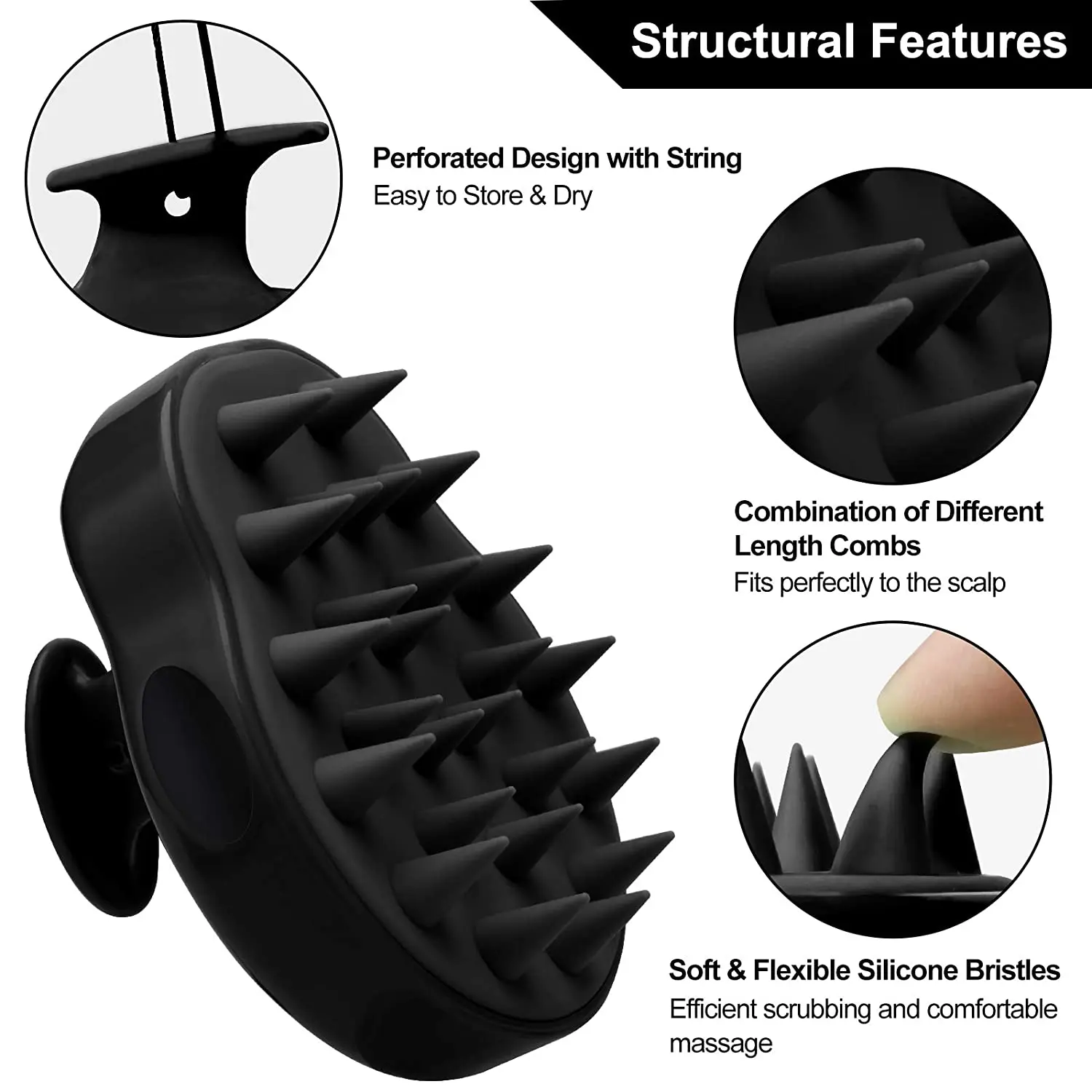 Silicone bristles exfoliate and remove dandruff shampoo brush washing shampoo tool hair care scalp massager.jpg