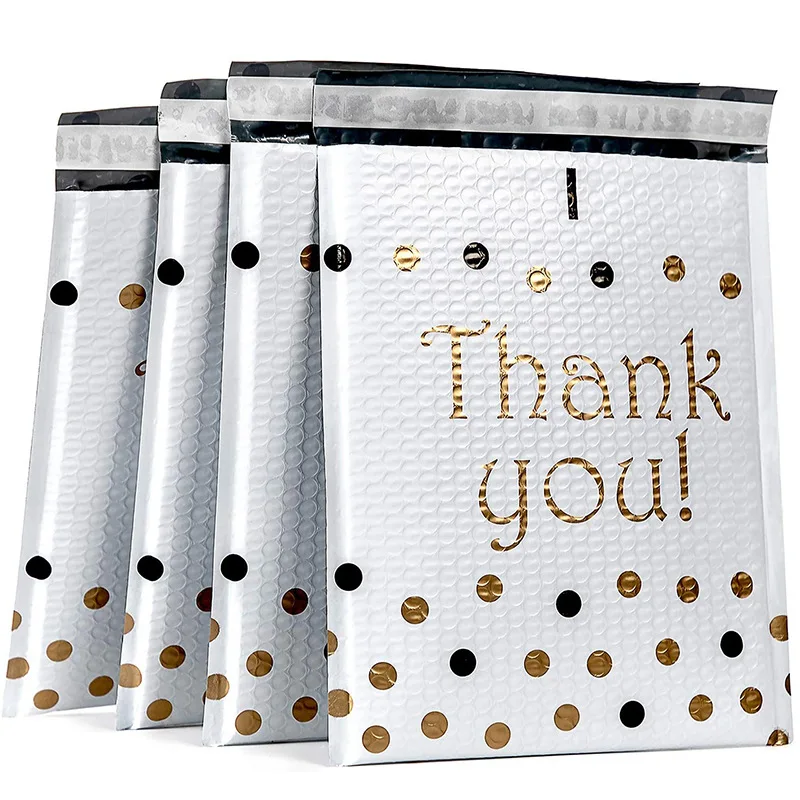 Thank you bag Poly Bubble Mailers plastic mailing bubble envelope custom mailing bags