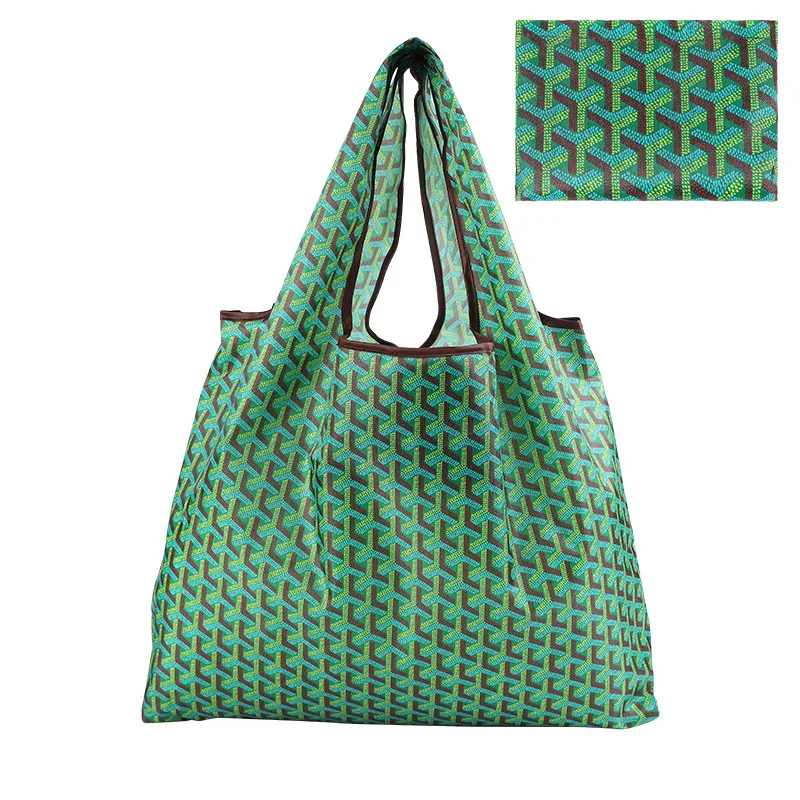 XIANGHUI Polyester Large Folding Custom Made Organic Shopping Environmental Protection Bags