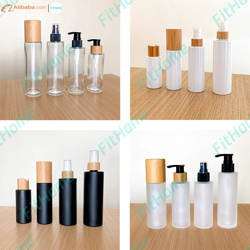 20ml 30ml 40ml 50ml 60ml 80ml 100ml 120ml 150ml White Black Clear Frost Perfume Cosmetic Glass