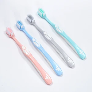 Customized Soft-Bristle Home Toothbrush for Adults Biodegradable and Disposable Low Price Wholesale OEM