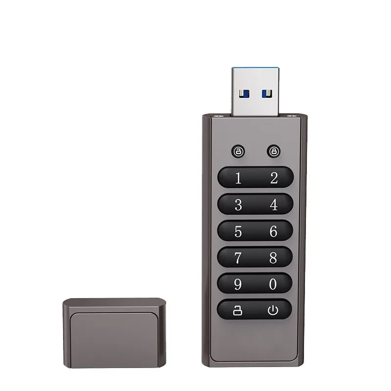 Secure Portable Password U Disk 32g/64g 128g Password Protected