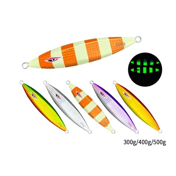 Deep-Sea Mackerel Iron Plate Bait Metal Jig Lure Slow-Rolling Fast-Sinking 300g-500g Without Hooks – Metal Jig – view 4
