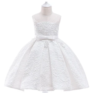 MQATZ Pretty Girls Party Dress  Kids Formal Satin Girl Evening Party Dress Kids Communion Princess Dresses