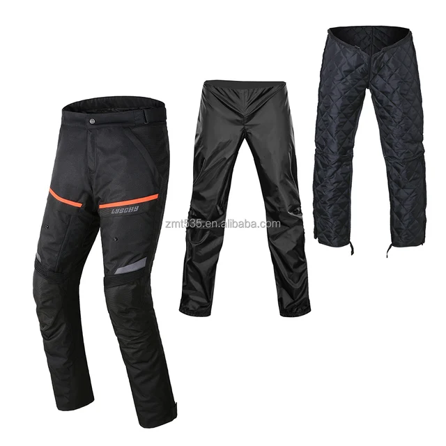 custom STOCK LY2030P sj01 3 in 1 Waterproof  four season riding  touring Racing Motocross  Reflective OEM Motorcycle Pants