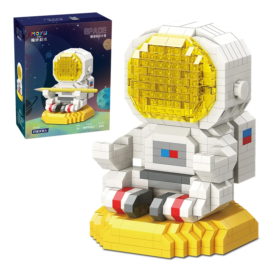 Astronaut Mini Building Sets, Micro Blocks Cool Small Toys with