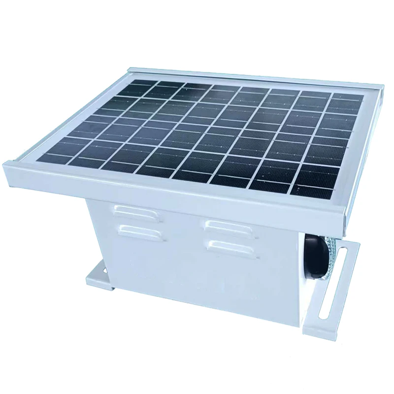 Activate the Flash Light and Sound Waves Bird Repeller Ultrasonic Solar with Radar Motion Sensor