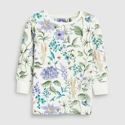 2022 одежда для сна маленьких девочек пижамы с цветочным принтом животных детей ночная