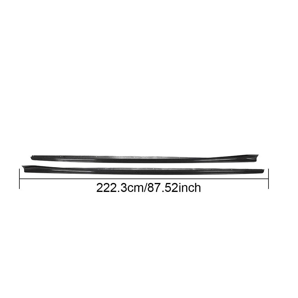 Prepreg Carbon Fiber M850i Side Skirts Extension for BMW 8 Series G16 Msport F93 M8 2018 2022 4-door Sedan