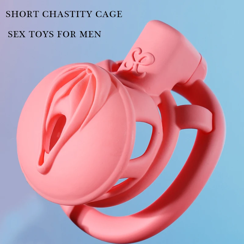 Sevanda Rose Style Court Pnis Serrure Cage De Chastet Abs Sex Toys pour Homme Adulte Utilis dans les Jeux Sexuels Sevanda Rose Style Court Pnis Serrure Cage De Chastet Abs Sex Toys pour Homme Adulte Utilis dans les Jeux Sexuels