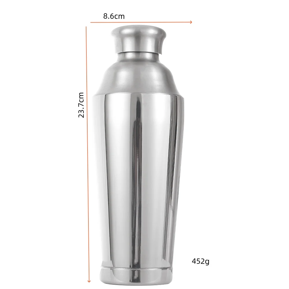 Multifunction Customized 700 ML Stainless Steel Shaker Double Vacuum Cold Cocktail Shaker