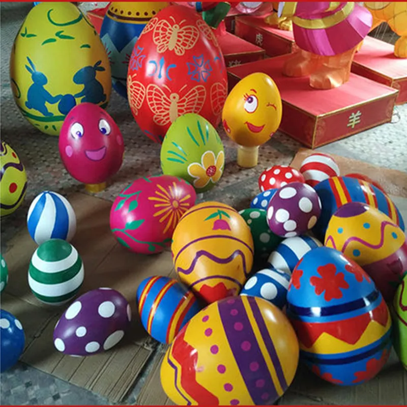 Factory Wholesale Realistic Resin Bunny Figurines Fiberglass Rabbit Statues For Easter Garden