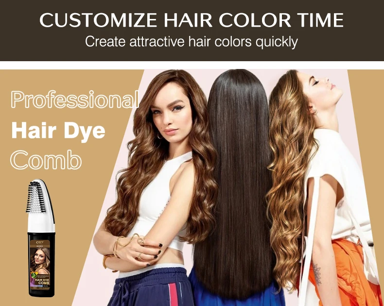 Professional Custom Label Instant Permanent Hair Color Dye