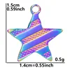Pendentif sept couleurs