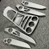 6 pcs silver carbon