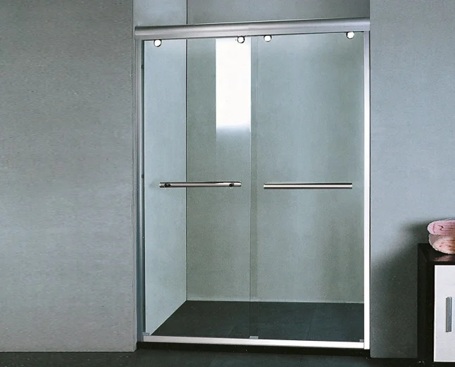 Japanese Sliding Doors Bathroom Metallic Enclosure Bifold Shower doors