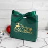 Green with green ribbon
