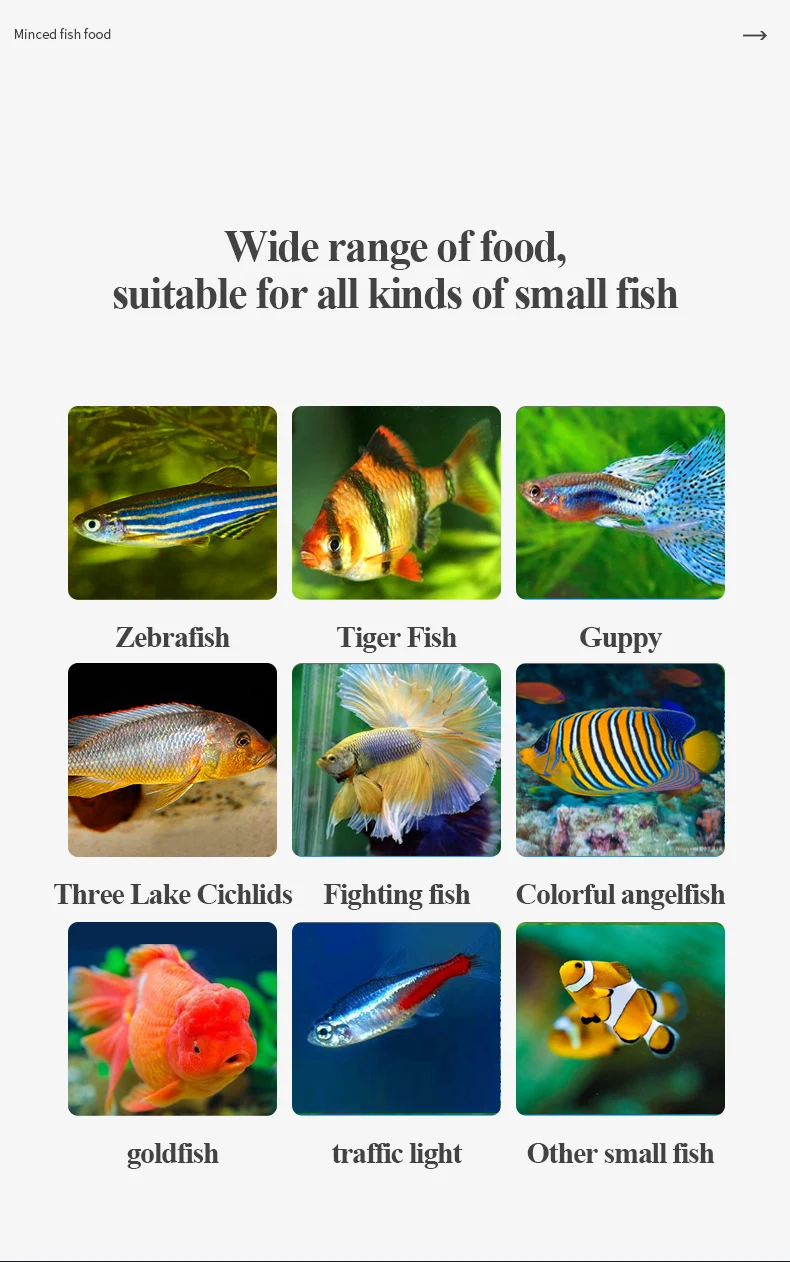 Yee Aquarium Small Fish Feed Full