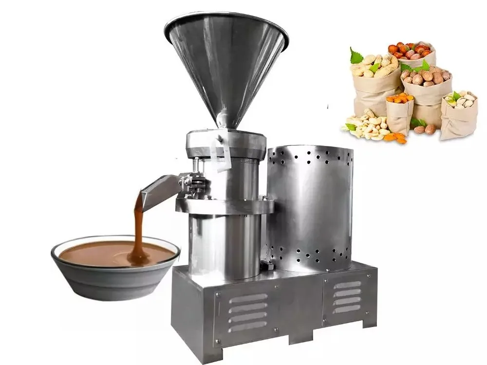 Stainless Steel Peanut Butter Making Machine Colloid Mill Food Sesame Cocoa Beans Grinding Mill
