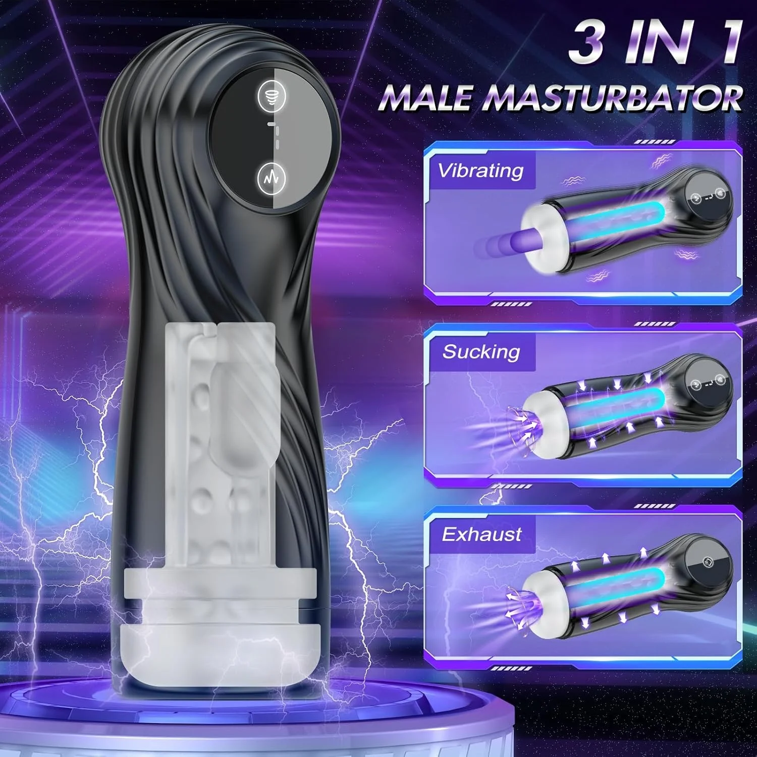 ultra realistic sex toys Ultra Realistic CB Cock Cage – UTDISGUISE MASTER MASK main image 0