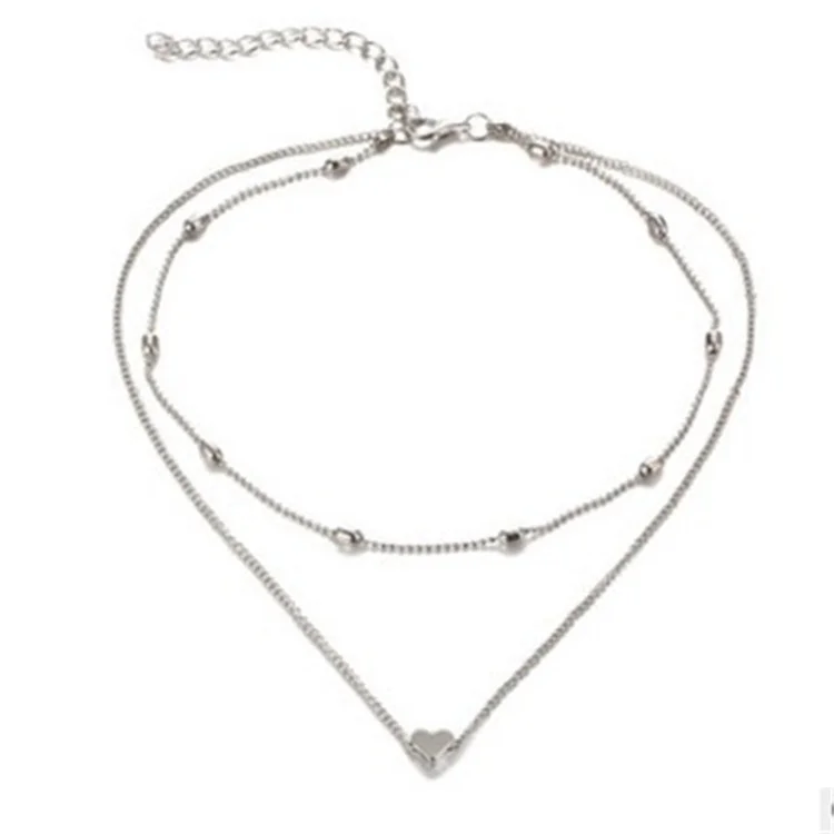 Wholesale New 2 Layers Gold Color Love 