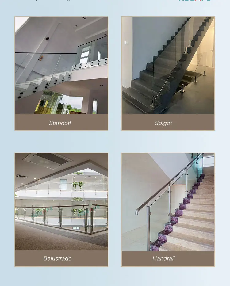 Aluminum U Channel Glass Railing Balustrade Profile U Channel Stainless ...