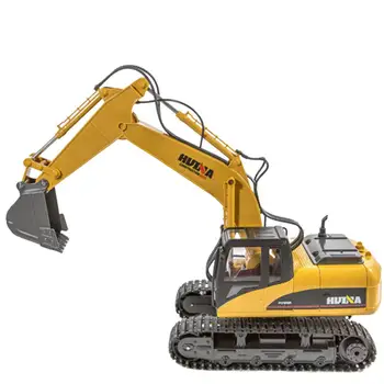 Huina 1550 RC Excavator - 15 Channels, 2.4ghz Remote Control