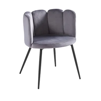 accent chair nordic dining patchwork chair modern classic gray velvet dining chair scandinavian