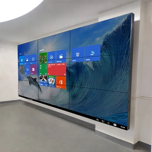 Interactive 43 Inch Splicing Screen Vidmate 4K Advertising Player Monitor Floor Standing LCD Video Wall
